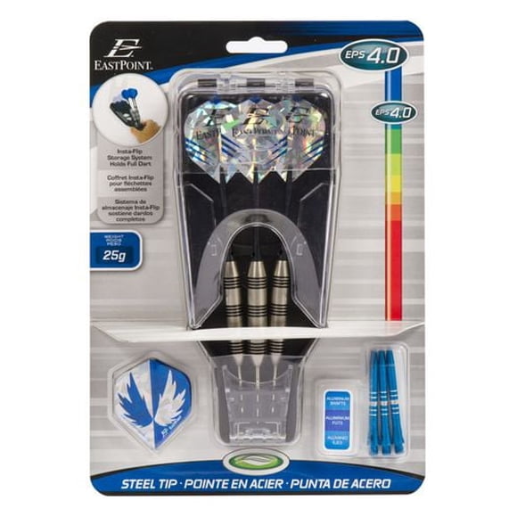EastPoint Sports EPS 4.0 Steel Tip Dart Set with Deluxe Case
