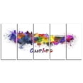 thumbnail image 1 of Design Art La Ligne D'Horizon De Quebec Art Sur Toile, 1 of 3
