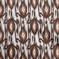 thumbnail image 1 of oneOone Rayon Brown Fabric Ikat Craft Projects Decor Fabric Printed By The Yard 56 Inch Wide, 1 of 4