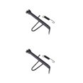 thumbnail image 1 of Wweixi Sturdy And Durable Motorcycle Side Stand Wear-resistant High-strength Support Easy To Install black 21cm 2Set, 1 of 6