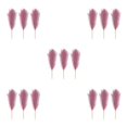 thumbnail image 3 of VONKY 3pcs Home Decor Artificial Pampas Reed For Stylish Look Cloth Artificial Flower Downy And Durable Boho Decor Pinkish Purple 5Set, 3 of 6