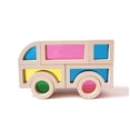 thumbnail image 3 of Wooden Rainbow Stacking Blocks,Montessori Sensory Building Toys for Toddler 2-7 Years Old, Best Educational Toys for Baby Boys or Girls Gift, 25 Pcs Colorful Wooden Building Blocks, 3 of 6