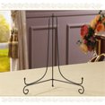 thumbnail image 3 of HURRISE Black Display Bowl Plate Stand Iron Easel Classic Display Stand, 4" Black, 3 of 7