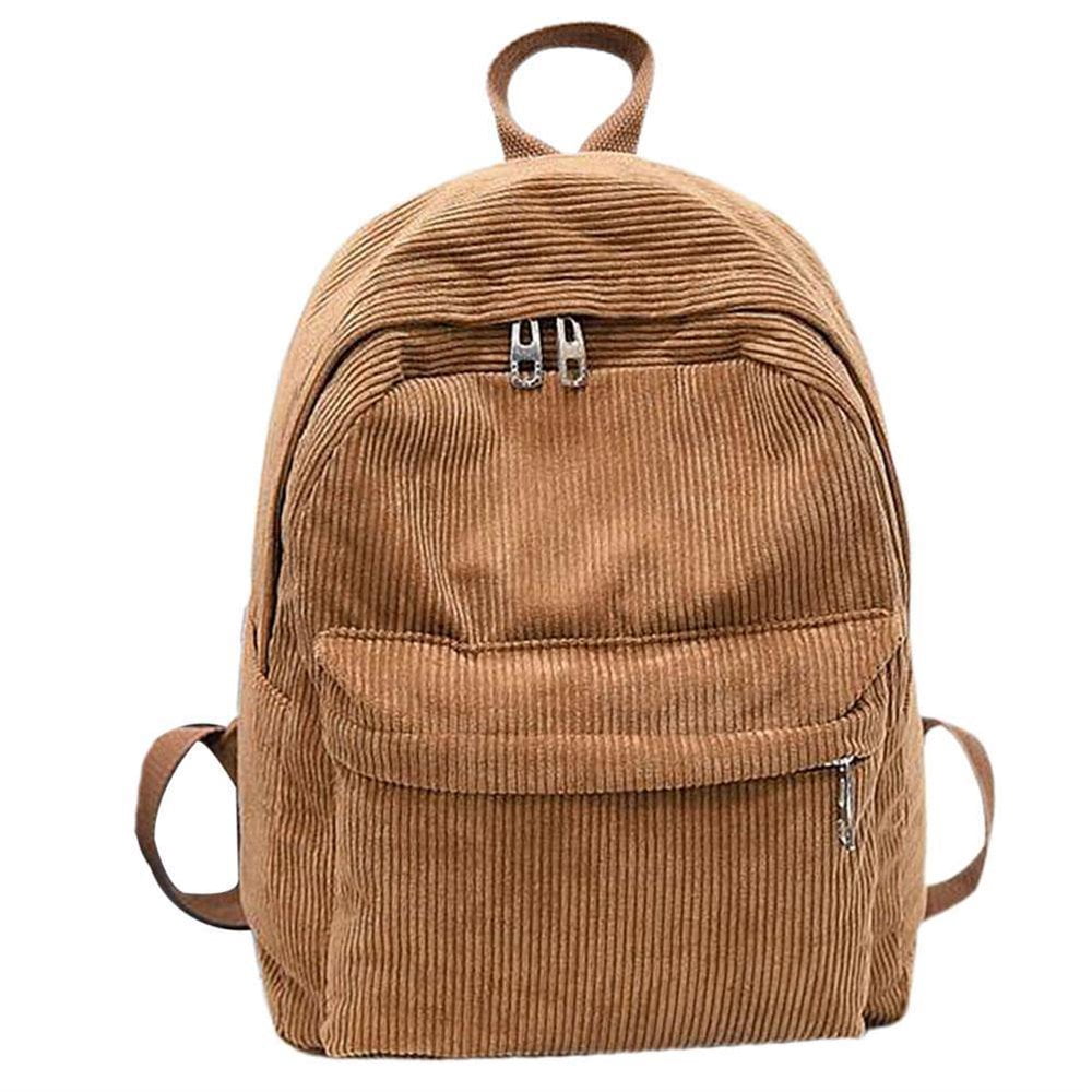 Girls School Backpack Causal Canvas Stripe Backpack Cute Teen Backpacks For Girls School Bag