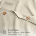 thumbnail image 4 of Bare Home Linen Duvet Cover and Sham Set, 4 of 7