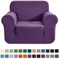 thumbnail image 1 of CHUN YI 1-Piece Checks Stretch Sofa Cover Slipcover Couch Cover, 1 of 6