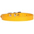 thumbnail image 1 of Faux Leather Collar Metal Buckle Pet Collar Adjustable Pet Collar for Small Dogs, 1 of 10