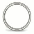 thumbnail image 2 of Titanium Beveled Edge 8mm Satin and Brushed Band Size 14.5, 2 of 3