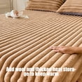 thumbnail image 4 of Fleece Bed Sheets 200 cm x 220 cm Imitation Milk Fleece Fitted Sheet for Winter Use Polyester Material with Elastic Edges, 4 of 6