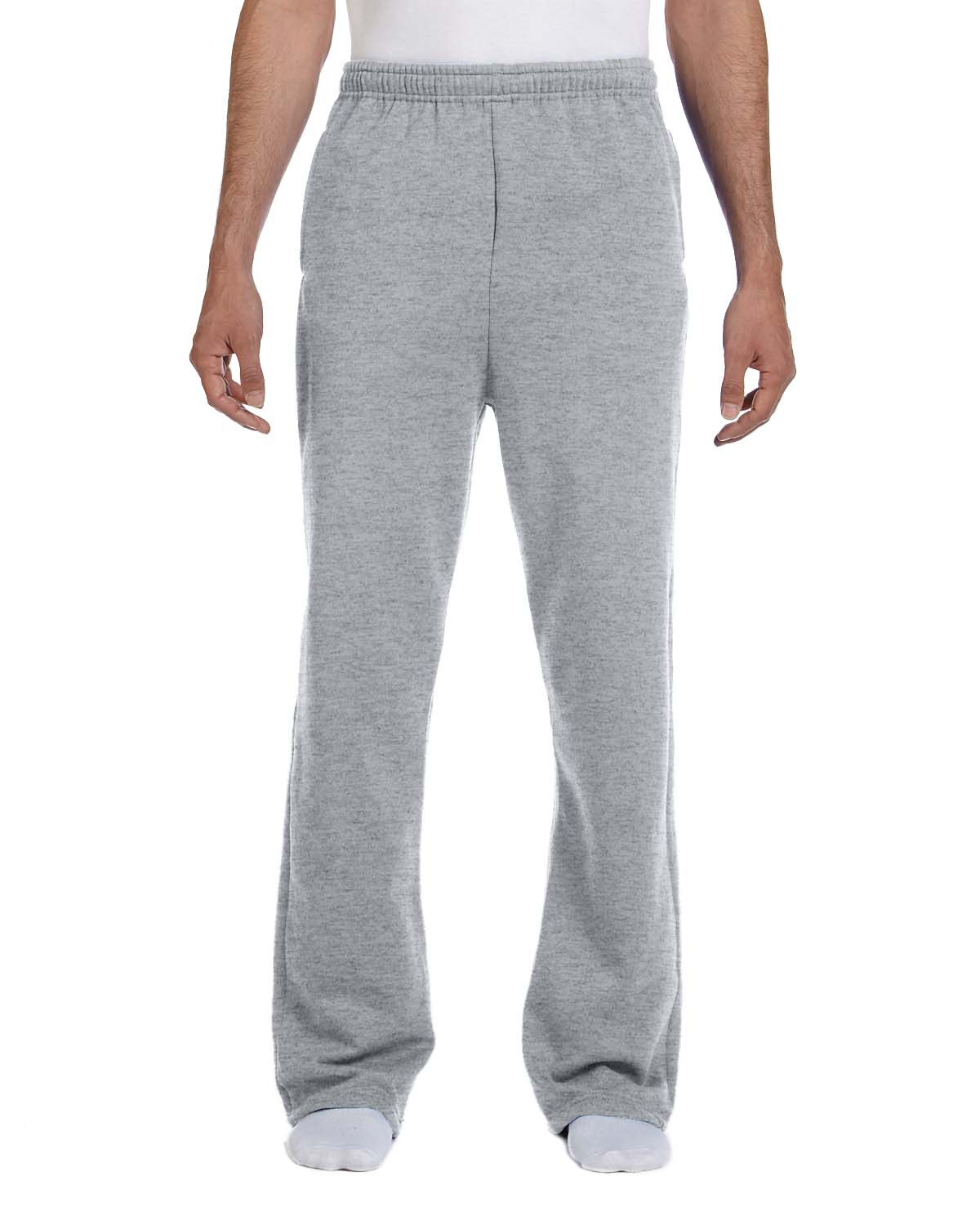 Jerzees Adult 8 oz. NuBlend Open-Bottom Fleece Sweatpants - 974MP