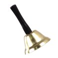 thumbnail image 4 of Extra Loud Hand Call Bell Wooden Handle Metal Handheld Bell Ringing Bell, 4 of 8