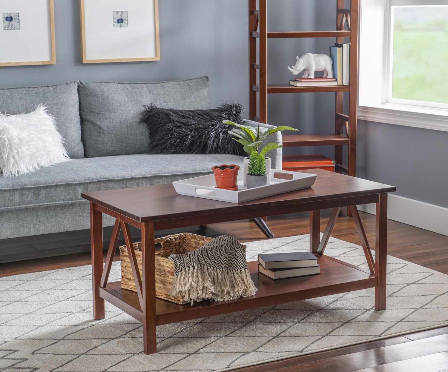 Edgewood Antique Tobacco Coffee Table