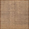 thumbnail image 1 of Ahgly Company Machine Washable Indoor Square Contemporary Mahogany Brown Area Rugs, 8' Square, 1 of 7