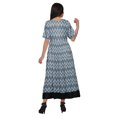 thumbnail image 3 of Moomaya Kurti Longue Imprimée Tenue d'Été Tunique Ligne A pour Femmes, 3 of 5