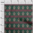 thumbnail image 1 of oneOone Tissu Polyester Lycra Chevron & Arbre Imprimé Tissu au Mètre 56 Pouces de Large, 1 of 4