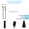 thumbnail image 4 of Soles Foldable Cane Walking Stick Black (SLS802B), 12.3459 Ounce (SOLES14), 4 of 5