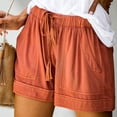 thumbnail image 1 of TIMIFIS Womens Comfy Drawstring Splice Casual Elastic Waist Pocketed Loose Shorts Pants - Summer, 1 of 6