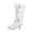 A-White, variant on Kcodviy High Knee Riding Boot Socks Women Knee High Boots Heels Flat Thigh High Stretch Boots for Women Winter Women's Boots
