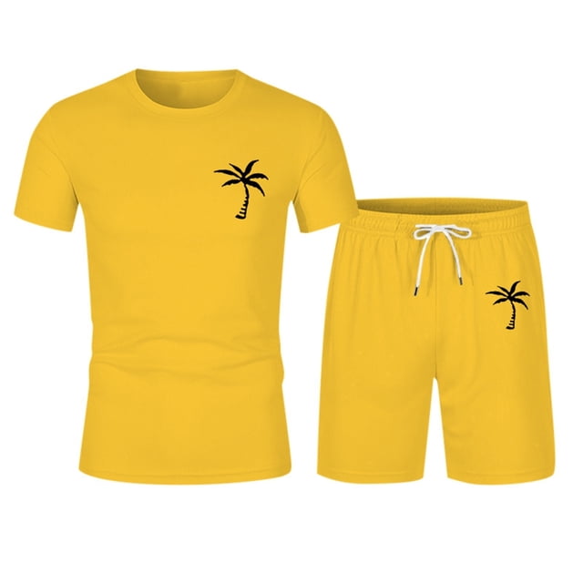 Men's Suits Quick-Dit Summer Tracksuit for Everyday Casual Outdoor Travel Performance Athletic Set