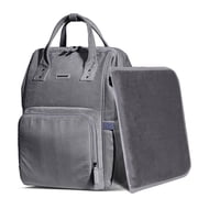 Sunveno Diaper Bag Corduroy Backpack Large Capacity Tote bag Shoulder Nappy Organizer Backpack