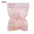 thumbnail image 1 of Braveheart Latex Cosmetic Puff Set Women'S Beauty Sponge Blender Wedge Makeup Accessory 20Pcs, Cxt022 & Round, 1 of 9