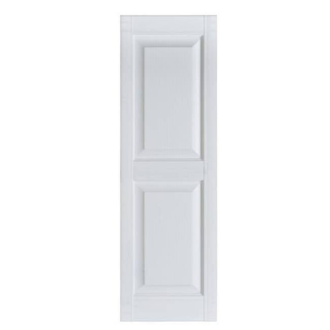 Perfect Shutters IR521567049 Premier Raised Panel Exterior Decorative Shutters, Paintable - 15 x 67 in.