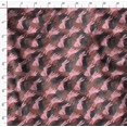 thumbnail image 4 of Soimoi Brown Heavy Canvas Fabric Bunny Rabbit Animal Print Fabric by the Yard 58 Inch Wide, 4 of 6