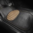 thumbnail image 2 of Universal Auto Floor Mats Full Set 3pcs For Car SUV Vans - 7 Colors Available, 2 of 5