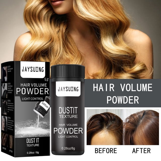 Holiday Deals! Gspmoly Volumizing Dry Shampoo, Hair Puff Powder Degreasing Powder Lazy Magic- Tool Puff Powder Hairline- Powder Fringe Wash Dry Hair Powder Texturizing Hair Powder