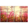 thumbnail image 2 of Meadow with Purple Flowers Alaska - Floral Art Canvas Print, 2 of 3