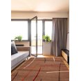 thumbnail image 1 of Tapis ECARPET Lotus Mod Brun 6'7" x 9'8", 1 of 9