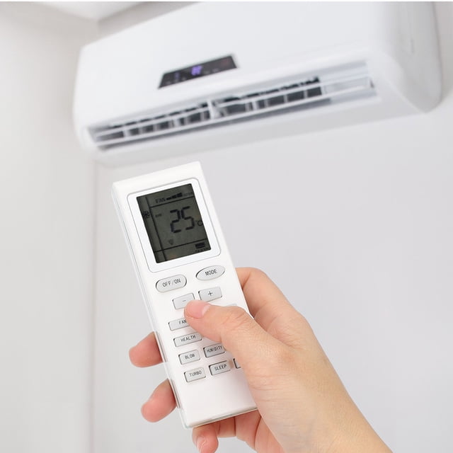 Contrôleur de Climatiseur, ABS Durable Blanc Télécommande de Climatiseur pour Sanyo Télécommande sur Mesure