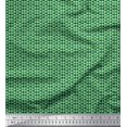 thumbnail image 1 of Soimoi Modal Satin Fabric Triangle Small Printed Fabric 1 Yard 42 Inch Wide, 1 of 3