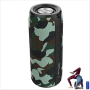Waterproof Bluetooth Speaker Portable Wireless Speaker with IPX5 Rating 360° Stereo Sound Bluetooth 5.0 100 ft Range 5 W × 2 Output