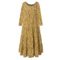 thumbnail image 3 of LSLJS Women Plus Size Casual Loose Sleeveless Floral Daily Linen Print Long Maxi Dress, 3 of 7