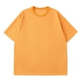 thumbnail image 1 of RKSTN Chemises pour Hommes Décontractées Mode Couleur Unie Col Rond T-Shirt Manches Courtes Chandail Respirant Blouse Hauts, 1 of 4