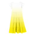 thumbnail image 4 of Robe Fille Préado Robe Florale Filles Robe d'Anniversaire Tout-Petit Robe d'Été Robe de Princesse Tenues Bébé Fille 12-13 Ans, 4 of 7