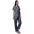 thumbnail image 3 of Moomaya Pyjamas Imprimés pour Femmes Ensembles de Détente Pj Coton Tenue de Nuit Décontractée, 3 of 6