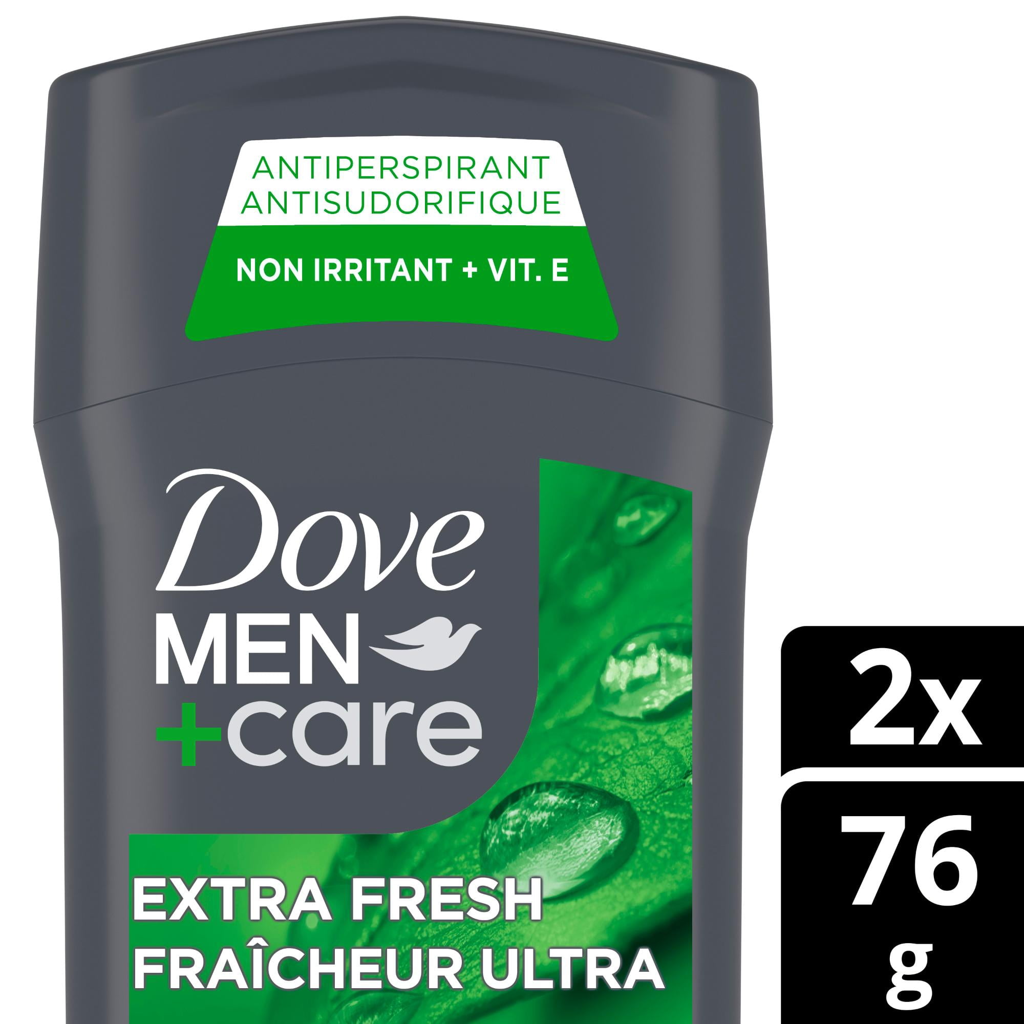 Dove Men+Care Antisudorifique en Bâton Protection 72 H Fraîcheur Ultra, 2 x 76 g