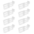 thumbnail image 3 of Miangastore 8Pcs Refrigerator Storage Racks Transparent PP for Families, 3 of 8