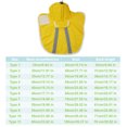 thumbnail image 2 of Imperméable à Rayures Réfléchissantes Vêtements Légers Imperméable Doux pour la Peau Manteau Réutilisable Design à Membrane Fournitures pour Animaux Jaune 10, 2 of 7