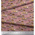 thumbnail image 3 of Soimoi Rayon Fabric Sleigh,Bread & Hot Dog Food Decor Fabric Printed Yard 56 Inch Wide, 3 of 3
