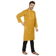 thumbnail image 2 of Atasi Ensemble Kurta-Pyjama Indien Uni pour Hommes Col Mandarin Kurta Décontracté Longue Tenue, 2 of 7