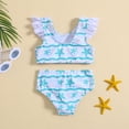 thumbnail image 3 of MIASHUI Girls Swimsuit Ruffles Watermelon Printed Two Pieces Bikini Set Swimwear Bathing Suits,White,18-24 Months, 3 of 6