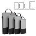 thumbnail image 2 of YIMWNYI 4-Piece Travel Compression Packing Cubes Set, Space-Saving Organizers for Luggage, Lightweight Mesh Storage Bags for Efficient Packing, Reduces Wrinkles and Overpacking, 2 of 6