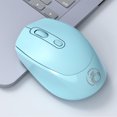 thumbnail image 2 of Rbaofujie Wireless Bluetooth Mouse Bluetooth Mouse（Bluetooth 5.1+USB）2.4G Noiseless Wireless Mouse With USB Receiver Portable Computer Mice For PC Tablet Desktop Computer Laptop Gaming Mouse Wireless, 2 of 4