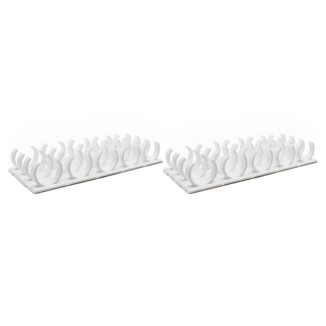 Maytalsory 1/2/3 4 Pieces PP Spice Organizer Self-adhesive Wall-mounted Solid Color Replacement Home Kitchen Pepper Sugar Rack Hanger 4Pcs 2PCS