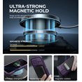 thumbnail image 2 of Dexnor for iPhone 16 Pro Case with Slide Camera Cover & Adjustable Kickstand & Built-in Screen Protector, Compatible with MagSafe Shockproof Bumper Cases Heavy-Duty Magnetic Protective Cover, Purple, 2 of 7