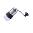 thumbnail image 4 of bedienty Coffee Adjustable Manual Coffee Mill Home Picnic Wood for Office Silver, 4 of 6