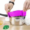 thumbnail image 3 of Passoire à Clip pour Casseroles et Poêles, Passoire à Clipser Fabriquée par la FDA, Silicone Résistant à la Chaleur, Facile à Utiliser et à Ranger, Va au Lave-Vaisselle, 3 of 7